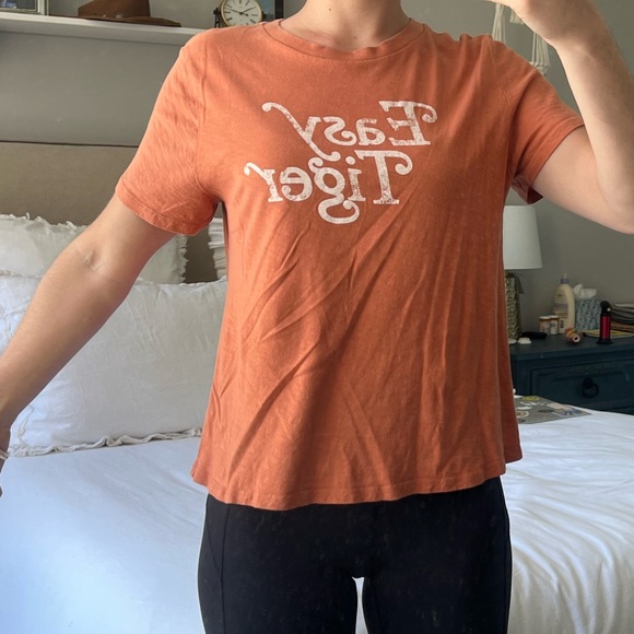 ✨ Easy Tiger Orange Graphic Tee - Picture 2 of 3